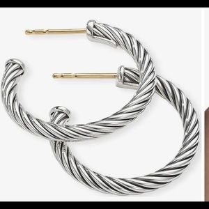 David Yurman Cable Hoop Earrings